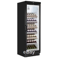 Budget Restaurant Black Bottle Shop Wine Cooler Display Fridge 595Wx600Dx1840Hmm