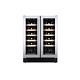 CDA 40 Bottle Freestanding Under Counter Wine Cooler Dual Zone 60cm Wi CFWC624SS
