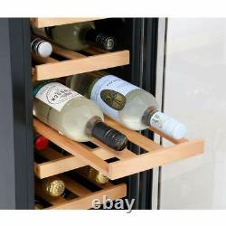 CDA FWC 304SS 30cm WINE COOLER 20 BOTTLE CAPACITY, BLACK/STAINLESS STEEL A RATED