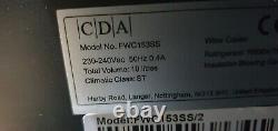 CDA FWC153SS 15cm Slim Wine Cooler In Stainless Steel 7 Bottle Capacity