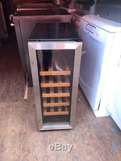 CDA FWC303SS 30cm 20 Bottle Free Standing Under Counter Wine Cooler In St/Steel