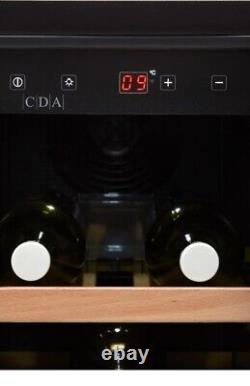 CDA FWC304BL 20 Bottle Freestanding under counter Wine Fridge / Cooler Black