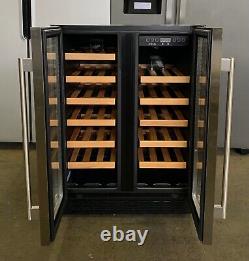 CDA FWC624SS 60cm Dual Temp Wine Cooler 40 Bottle Capacity Stainless Steel #9729