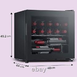 COMFEE' Mini Wine Fridge Bar 46L Bottle Cooler RCW46BG1(E) Freestanding 41dB