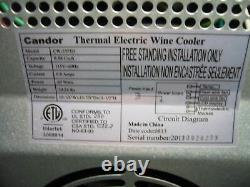Candor Electric CW-25FD1 LED 8-bottle Digital Wine Cooler Chiller Cellar NEW