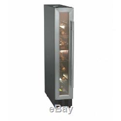Candy CCVB25T Integrated/Freestanding 7 Bottle Wine Cooler in Stainless Steel