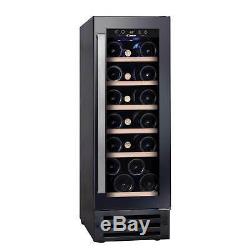 Candy CCVB30 Integrated 19 Bottle Wine Cooler 300mm Wide in Black