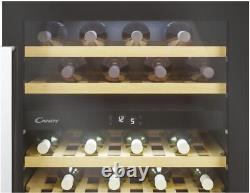 Candy CCVB60DUK 46-Bottle Dual Zone Built-in Wine Cooler-4028