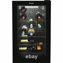 Candy CWC021MK DiVino Free Standing B Wine Cooler Fits 21 Bottles Black New