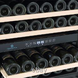 Cavecool Affection Jargon Wine Cooler 46 Bottles 2 Zones Black