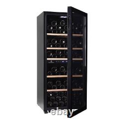 Cavecool Chill Sapphire Wine Cooler 102 Bottles Dual Zone Black