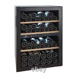 Cavecool Chill Topaz Wine Cooler 62 Bottles Dual Zone Black