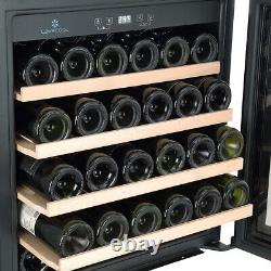 Cavecool Morion Dravite Wine Cooler 36 Bottles 1 Zone Black Integrated