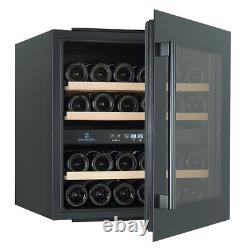 Cavecool Morion Dravite Wine Cooler 36 Bottles 2 Zones Black Integrated