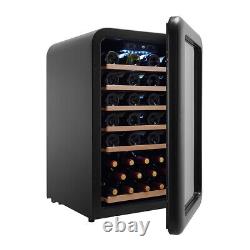 Cavecool Retro Apatite Wine Cooler 49 Bottles Single Zone Black