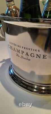 Champagne Ice Bucket wine cooler silver Holds 3 Bottles