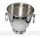 Champagne Wine Bucket Nickel Plated Metal Party Bar Cooler Ice Bucket