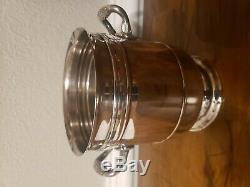 Christofle France Sully Silver Plated Champagne Wine Bottle Ice Bucket Cooler