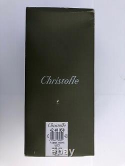 Christofle Paris Silver-plated Wine/Champagne Cooler Model Vibrations NEW