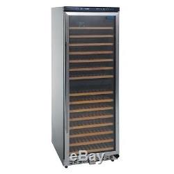 Commercial Polar Dual Zone Wine Cooler 155 Bottles Hinged