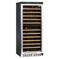 Commercial Polar Dual Zone Wine Cooler 92 Bottles Hinged
