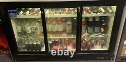 Commercial Triple 3 Door Bar Bottle Display Cooler Fridge Beer Wine