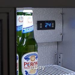Cookology Bar Bottle Fridge Beer Wine Chiller Commercial Beverage Cooler 2 Door