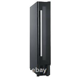Cookology CWC150BK 15cm Wine Cooler in Black Glass, 7 Bottle Cabinet collection