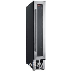 Cookology CWC150SS 15cm Wine Cooler in Stainless Steel, 7 Bottle Cabinet