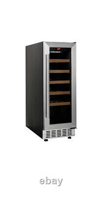 Cookology CWC300SS Wine Cooler 20Bottle 30cm Undercounter Stainless Steel