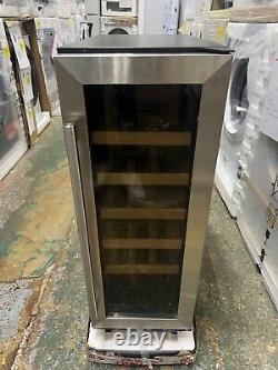 Cookology CWC300SS Wine Cooler S/Steel 20 Bottle 30cm Undercounter Fridge