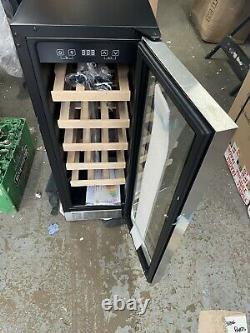 Cookology CWC300SS Wine Cooler S/Steel 20Bottle 30cm Undercounter Fridge WC2