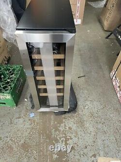 Cookology CWC300SS Wine Cooler S/Steel 20Bottle 30cm Undercounter Fridge WC2