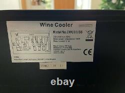 Cookology CWC600SS 60cm Wine Cooler in Stainless Steel 54 Bottle Drinks Fridge