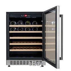 Cookology CWC600SS 60cm Wine Cooler in Stainless Steel 54 Bottle Fridge