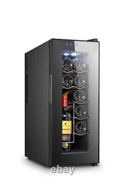 Cookology CWTE12BK 34L Thermo Electric Wine Cooler 12 Bottle Capacity Black