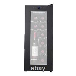 Cookology CWTE12BK 34L Thermo Electric Wine Cooler 12 Bottle Capacity Black