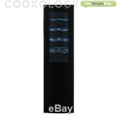 Cookology Dual Zone 18 Bottle Thermoelectric Wine Cooler, Less Noise & Vibration