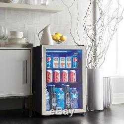 Danby 95-Can 2.6 Cu. Ft. Free-Standing Beverage Center Can Cooler Wine Bottle