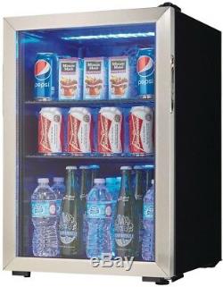 Danby 95-Can 2.6 Cu. Ft. Free-Standing Beverage Center Can Cooler Wine Bottle
