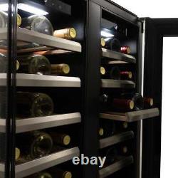 Danby DWC120KD1BSS, 40 Bottle Dual Zone Wine Cooler in Stainless Steel