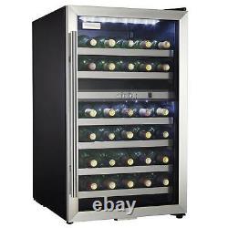 Danby Designer 38-Bottle Dual Temperature Zone LED Freestanding Wine Cooler