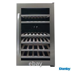 Danby Freestanding, Wine Cooler 38 Bottle Dual Zone DWC114KD1BSS