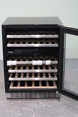 Danby Wine Cooler 46 bottle Dual Zone Freestanding Stainless Steel DWC134KD1BSS