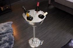 Decorative wine cooler 80cm silver handmade metal bottle cooler champagne