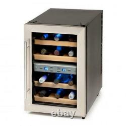 Domo Wine Cooler 12 Bottle / 2 temp zones DO909WK UK Stock & Warranty