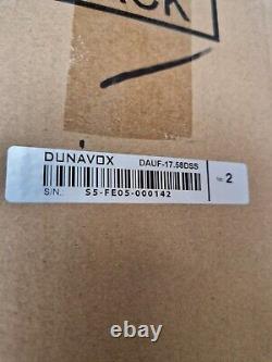 Dunavox DAUF-17.58DSS dual zone 30cm wine cooler minor damage Box present