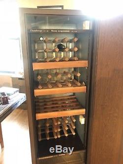 EUROCAVE WINE COOLER GOOD CONDITION Including Four Bottle Shelfs