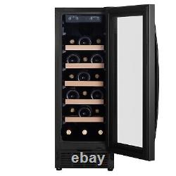 ElectriQ 18 Bottle Capacity 30cm Freestanding Under Counter Wine C eiQ30WINEPREM