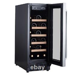 ElectriQ 18 Bottle Capacity 30cm Freestanding Under Counter Wine Coo eiQ30WINESS